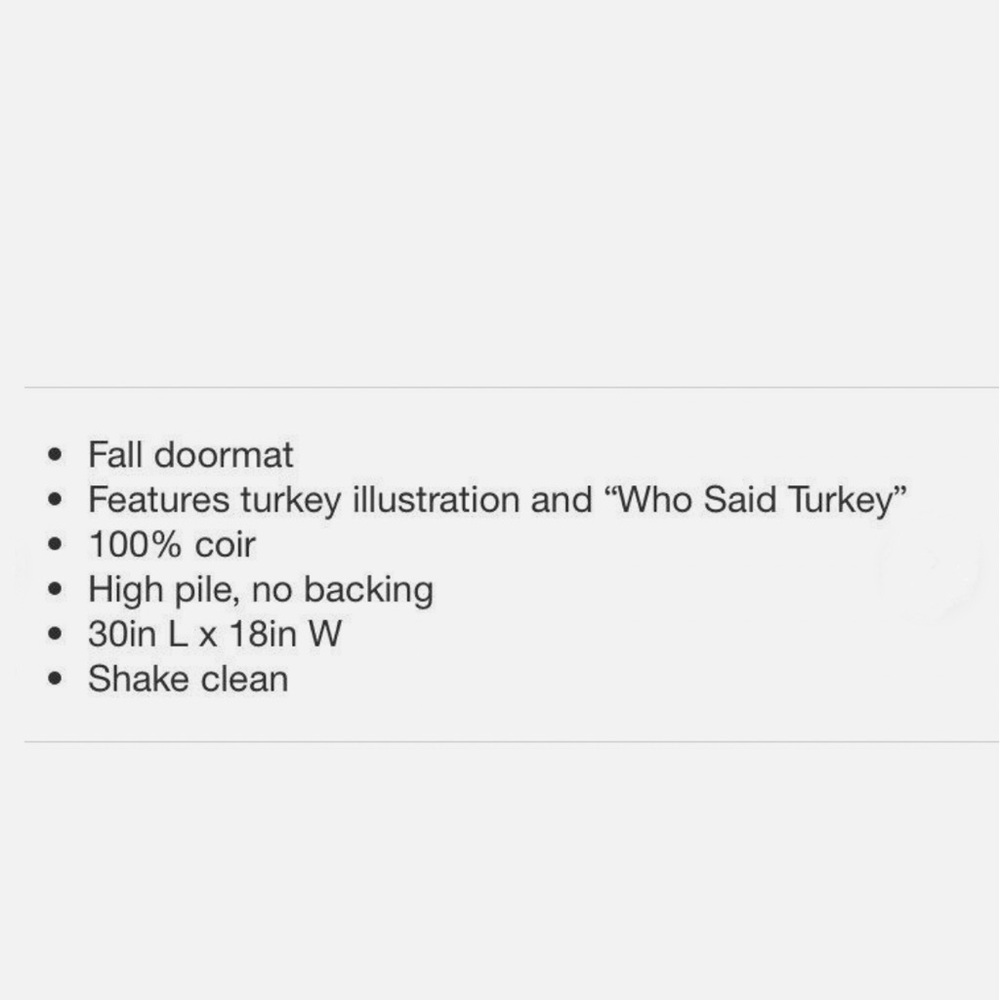 John Derian for Target Turkey Coir Doormat - Picture 4 of 5
